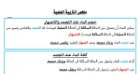 رأس الصفحة الأولى من ملخص دروس التربية العلمية والتكنولوجية للسنة الرابعة ابتدائي