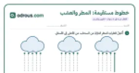 رأس الصفحة الأولى من ورقة تتبع الخطوط المستقيمة لأطفال 2 إلى 3 سنوات