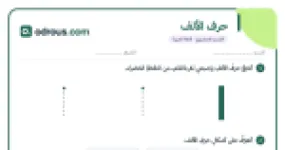 رأس الصفحة الأولى من حرف الألف للقسم التحضيري: تتبع وكتابة وشكلا الحرف