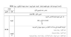 رأس الصفحة الأولى من التصحيح النموذجي لاختبارالعلوم الطبيعة والحياة للسنة الثالثة ثانوي علوم تجريبية بكالوريا 2026 - أنزيم SIRT1 وبنية البروتين