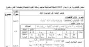 رأس الصفحة الأولى من تصحيح امتحان البكالوريا فيزياء السنة الثالثة ثانوي شعبة رياضيات وتقني رياضي دورة جوان 2013