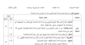 رأس الصفحة الأولى من تصحيح امتحان الفلسفة بكالوريا 2023 شعبة علوم تجريبية ورياضيات عناصر الإجابة