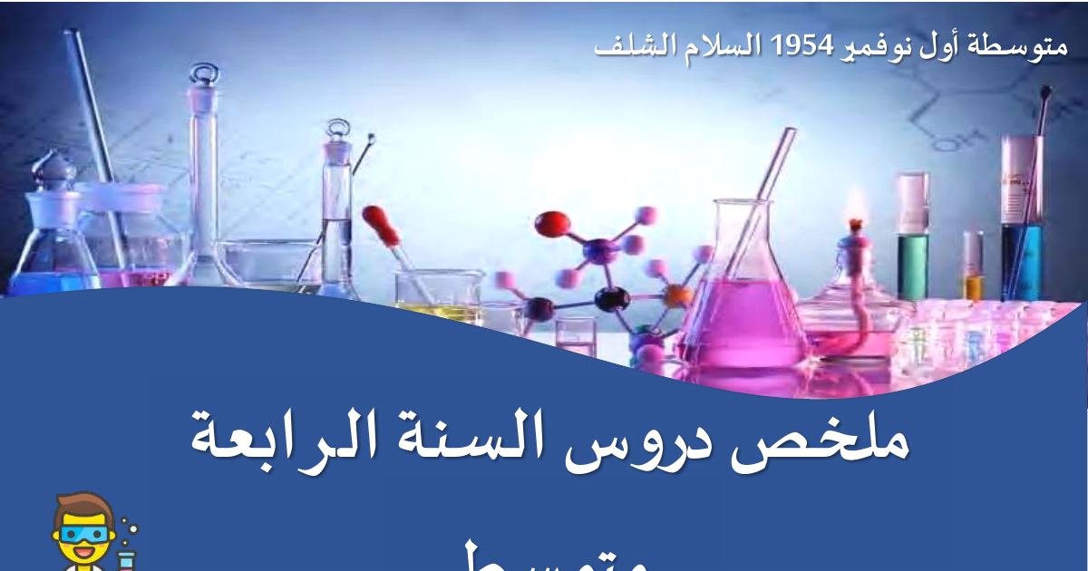 رأس الصفحة الأولى من ملخص دروس الظواهر الكهربائية: التكهرب وتفسيره والأمن الكهربائي – الأستاذ بوسعدية حمزة – 4 متوسط