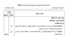 رأس الصفحة الأولى من حل موضوع التربية المدنية لشهادة التعليم المتوسط BEM 2025: المحكمة الإدارية، العريضة