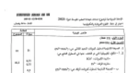 رأس الصفحة الأولى من حل موضوع العلوم الفيزيائية لشهادة التعليم المتوسط BEM 2023: الصيغة الشاردية، المعادلة الكيميائية