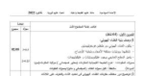 رأس الصفحة الأولى من حل موضوع علوم الطبيعة والحياة بكالوريا 2022 شعبة علوم تجريبية: الغشاء الهيولي، تحديد الذات والتعرف على اللاذات