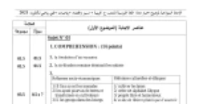رأس الصفحة الأولى من حل موضوع اللغة الفرنسية بكالوريا 2021 الشعب العلمية وتسيير واقتصاد: la fondation d'un royaume، civilisation romaine