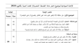 رأس الصفحة الأولى من حل موضوع الفلسفة بكالوريا 2020 شعبة لغات أجنبية: علاقة الأنا بالغير، التواصل والصراع