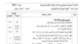 رأس الصفحة الأولى من حل موضوع العلوم الفيزيائية لشهادة التعليم المتوسط BEM 2017: تفاعل الزنك مع حمض كلور الماء، المعادلة الكيميائية الشاردية