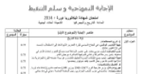 رأس الصفحة الأولى من حل موضوع التاريخ والجغرافيا بكالوريا 2014 شعبة لغات أجنبية: جبهة التحرير الوطني، مبدأ ترومان